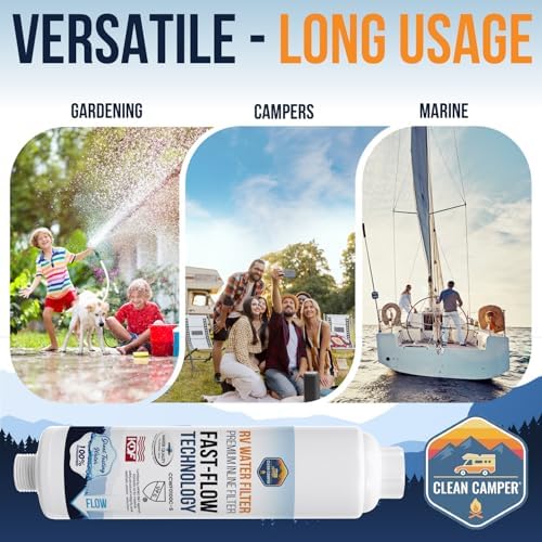 Clean Camper Ultra-Premium RV Carbon Water Filter, Inline, 2 Pack - Image 5