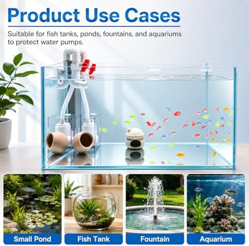 Small Pond Pump Cover, Fish Water Tank Protective Case, Acrylic Protective Cover For Outdoor Pond Filter, Water Filter Pump, Outdoor Pond, Garden, Swimming Pool, Fish Tank (4.92 “X3.34 ”X4.49") - Image 4