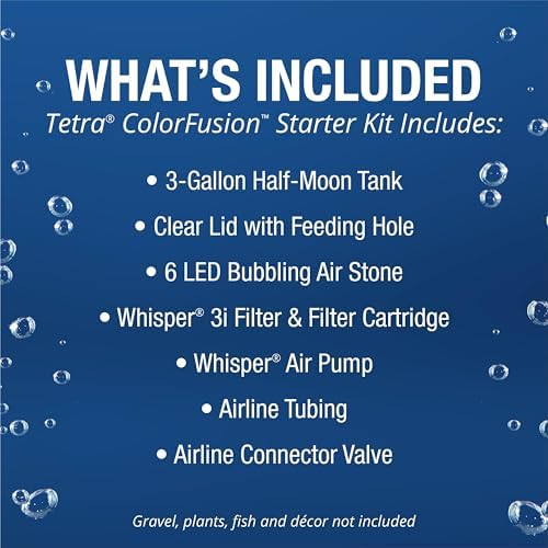 Tetra Half-Moon 3 Gallon Starter Fish Tank Kit - Image 2