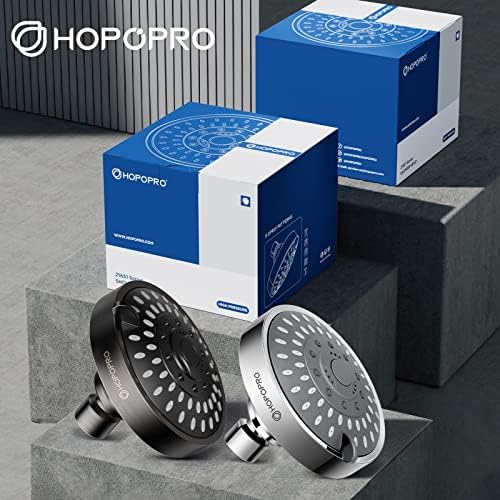 High Pressure Shower Head, HOPOPRO 5-Mode Fixed Showerhead, NBC Recommended - Image 6