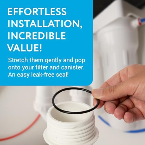 Impresa O-Rings Water Filter Replacement Gaskets - 6 Pack - Tight Seal and Stops Leaks - Quick and Easy to Install - Compatible with Whole Home Water Filtration System (3.56 inch) - Image 6