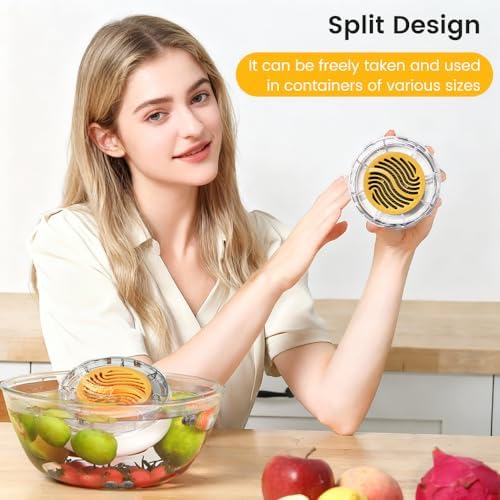 Fruit and Vegetable Washing Machine, Wireless Veggie Wash with Purification Technology, IPX7 Waterproof Powerful Water Rolling for Washing Fruits, Vegetables, Rice, Meat - Image 3