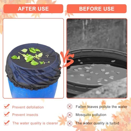 Universally Rainwater Harvesting Filter Netting with Fine Technology Prevents Clogging in Outdoor Garden Systems 3pcs Weather Garden Water Collection Cover - Image 4