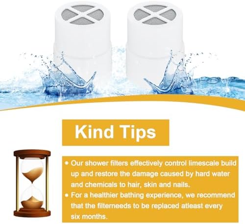 Replacement Cartridge Shower Filter for Jolie Shower Head (2 pcs) - Image 4