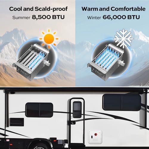 FOGATTI InstaShower 9 Pro RV Tankless Water Heater, Built-in Mixing Tank - Image 6