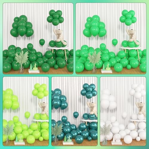 Amandir 153pcs Green Balloon Garland Arch Kit Different Sizes - Image 6
