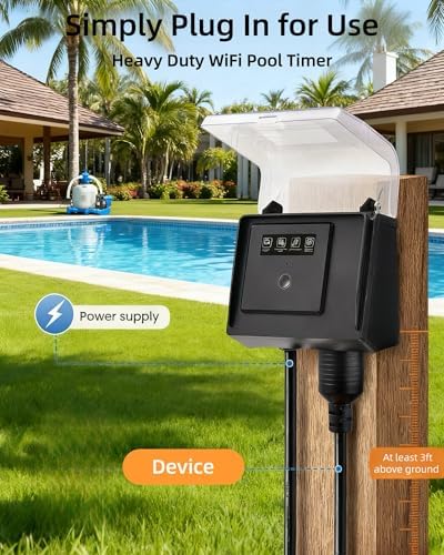 WiFi Pool Pump Timer,Twist-Lock NEMA L5-20R - Image 3