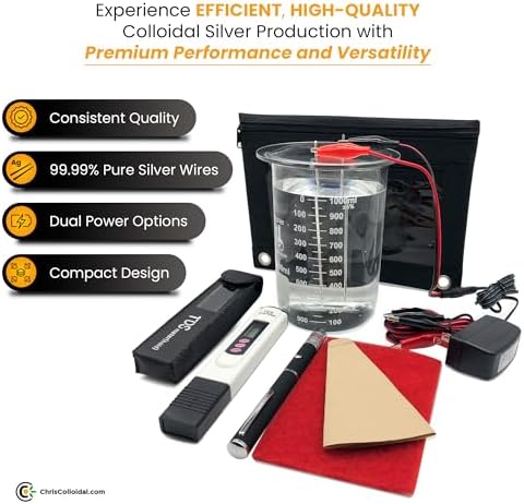 Original 12V Ionic-Nano Colloidal Silver Generator Kit with 99.995% Pure Silver Wire – Just Add Distilled Water and a Jar! - Image 2