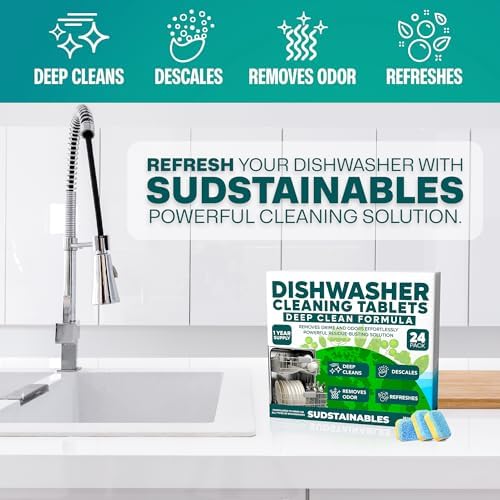 Sudstainables Dishwasher Cleaner Tablets, 24 Count - Image 4