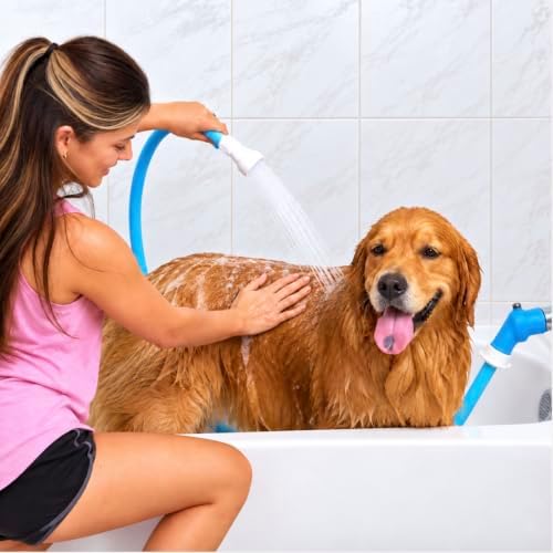 Rinseroo Slip-On Bathtub Faucet Sprayer Attachment, 5 Foot Hose by Rinseroo