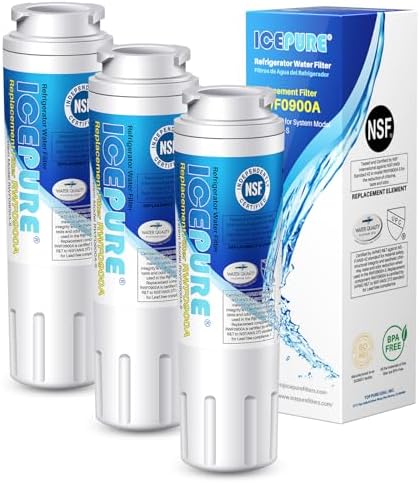 ICEPURE EDR4RXD1 Water Filter Replacement for EveryDrop Filter 4, 3 Pack by ICEPURE