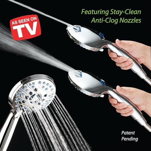 AquaCare 48-mode High Pressure 3-way Shower Head Combo w/ 2-mode Power Wash - Image 3