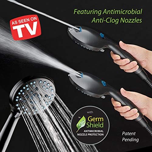 AquaCare 50-mode High Pressure 7 inch Shower Head Combo w/Dual Power Wash - Image 3