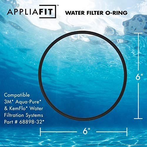 Appliafit O-Rings Compatible with 3M Aqua-Pure 68898-32, 68898-32P for AP801, AP802 Series Water Filter Housings, AP810 Filter Cartridges and KemFlo 5000 and 10000 Series Water Filters (4-Pack) - Image 2