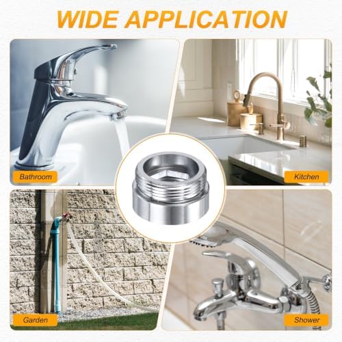 M METERXITY 1-Pack Faucet Adapter, M22 Female to M22 Male, for Kitchen - Image 7
