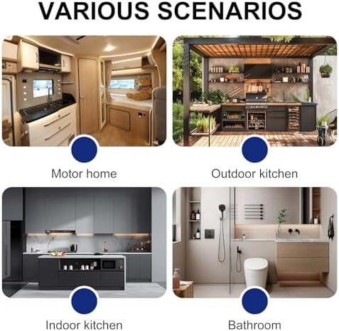 110V Tankless Water Heater Electric, YIHUIBF 3000W Tankless Electric Water Heater Instant, Under Sink Water Heater with Digital Display, On Demand Hot Water Heaters Electric for Kitchen Washin - Image 4
