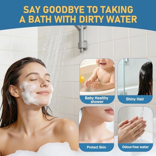 2-Pack Shower Head Filter Cartridge for Canopy Shower Head - Image 7