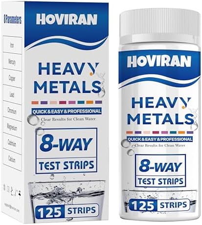 Heavy Metals Water Test Strips (125 Strips), 8 in 1 Home Water Test - Image 6