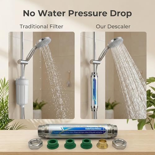 Salt-Free Whole House Water Descaler,4-in-1 Pipe Adapter​ Water Descaler System, 3/4" NPT,Prevents Limescale in Pipes, Water Heaters & Boilers, 10-Year Durability, No Salt or Maintenance - Image 5
