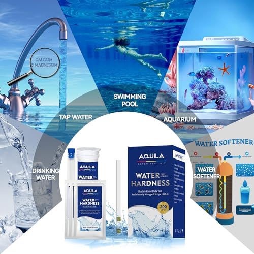 Water Hardness Test Strips Kit for Home Drinking Water and Pool Spa 200CT - Image 6
