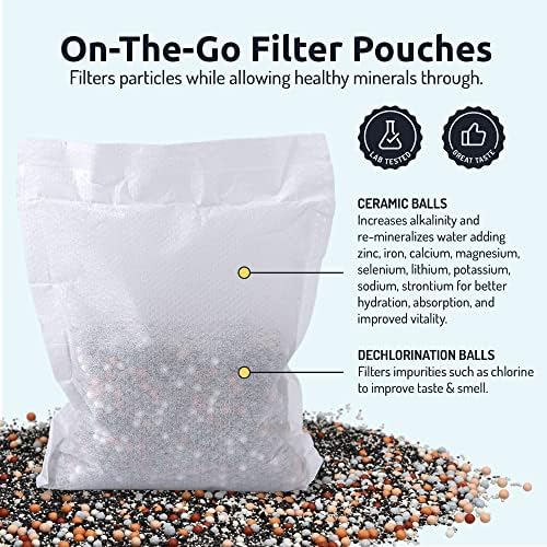 Invigorated Water Alkaline Water Filter Pitcher, Stainless Steel, 8-Cups - Image 4