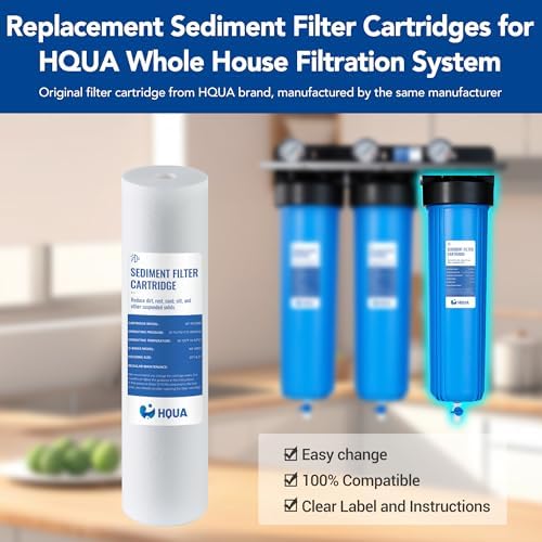 Whole House Sediment Replacement Filter Cartridge, WF-PP20BB, Fit for WF3 Series, material: PP, polypropylene, 5 Micron - Image 2