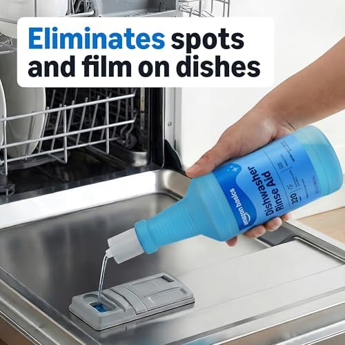 Amazon Basics Dishwasher Rinse Aid Liquid, 32 Fl Oz, Pack of 1, Packaging May Vary - Image 4