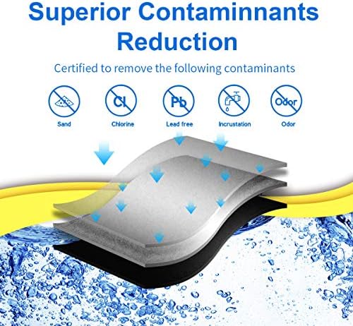 EXCELPURE RWF0300A Inline Water Filter, Replacement for GE® GXRTDR, Samsung DA29-10105J, Whirlpool WHKF-IMTO, IC-100A, 4378411RB, Samsung HAFEX/EXP, For Refrigerator, IceMaker, RVs, Marines, 4PACK - Image 4