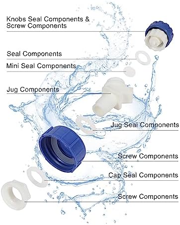 REDCAMP 4 Gallon/15L Portable Water Container with Spigot,Camping Water Jug,Camping Water Container, Large Water Tank,Portable Emergency Water Storage for Camping,Car,Hiking,Hurricane Supplies - Image 5