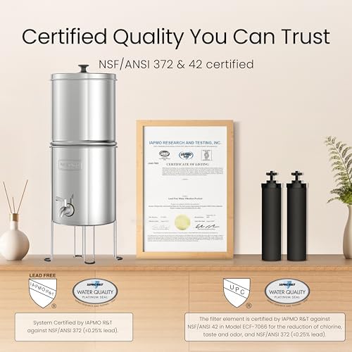 Waterdrop TK15-A-S Gravity Water Filter System, NSF/ANSI 42&372 Certified - Image 3