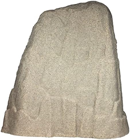 EMSCO Landscape Rock Cover – Sandstone – Extra Large Rock– Decorative Artificial Rock for Concealing Utility Fixtures, Pipes, Valves & Landscape Equipment by EmscoGroup