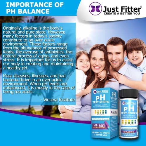 pH Test Strips for Testing Alkaline and Acid Levels in The Body. Track & Monitor Your pH Level Using Saliva and Urine. pH Tester for Highly Accurate Results in Seconds. - Image 6