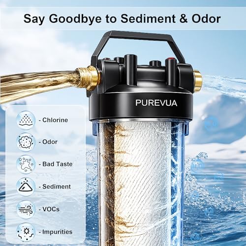 0.2 Micron 10" x 4.5" Whole House Sediment and Carbon Water Filter - Image 3