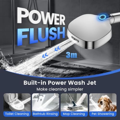 Filtered Shower Head with Handheld, High Pressure ShowerHead - Image 6