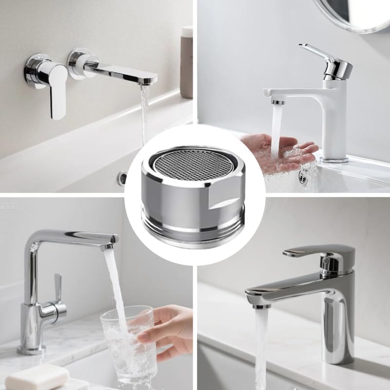 6 Pack Faucet Aerator,Bathroom Sink Aerator Standard Replacement Parts - Image 6