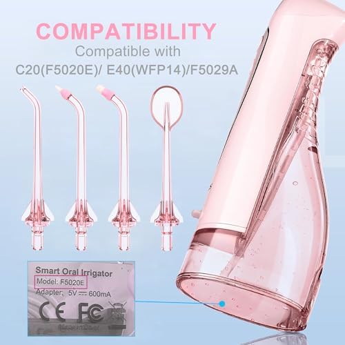 Replacement Heads Compatible COSLUS C20,E40,C31,C50 and C51 Water Flosser - Image 2