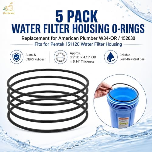 151120 o-Ring for Pentek Water Filter Housing （5 Pack） - Image 2