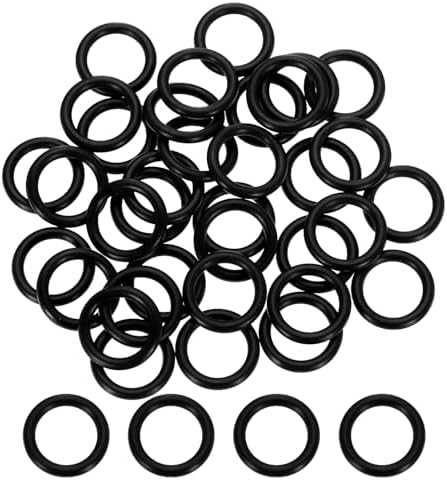 uxcell 100Pcs AS-112 NBR 70A O-Rings 1/2"ID x 3/32"CS/0.487"ID x 0.103"CS by uxcell