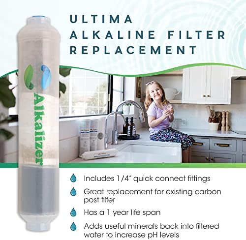 Ultima 7/VII 5 Stage Universal Reverse Osmosis Under Sink Water Filter System Replacements with 50 GPD RO Membrane and Alkalizer Post Carbon Filter Kit… - Image 3