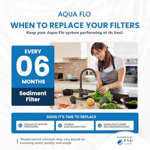 Aqua Flo 41407001 5-Micron Sediment RO Filter Replacement, Quick Change - Image 6