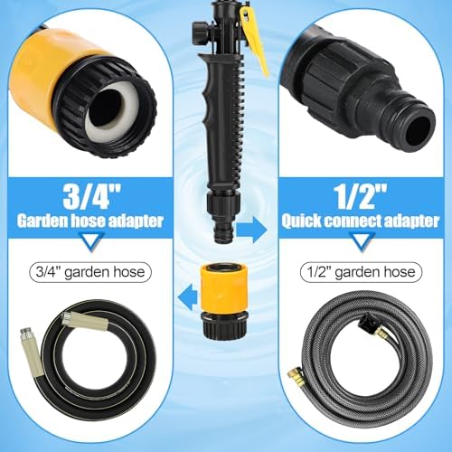 PAMASE RV Water Heater Tank Rinser, Flush Wand for Camper Sediment Cleaning - Image 4