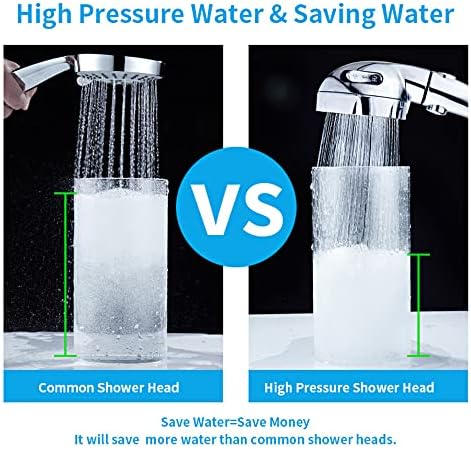 KAIYING RV & Camper High Pressure Handheld Shower Head with Pause Button - Image 3