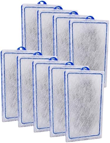 xbbwmrs 9 Count Assembled Medium Filter Cartridges Compatible with Tetra Whisper Bio-Bag Filters 10i PF10 Reptofilter 90 GPH Medium Replacement Filter Cartridges for Whisper Filter & Aquariums by xbbwmrs