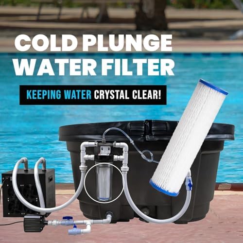 50 Micron Sediment Filter Cartridges for Cold Plunge Bath, 10x2.5" 6 Pack - Image 3