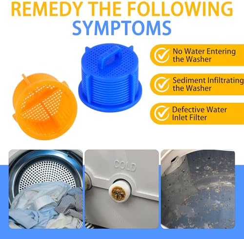 A.I.FORCE 8-Packs AGM73269501 Washing Machine Water Filter Screen for LG - Image 3