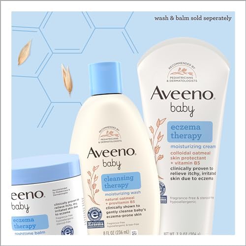Aveeno Baby Mommy & Me Daily Bathtime Gift Set including Baby Wash & Shampoo, Calming Baby Bath & Wash, Baby Moisturizing Lotion & Stress Relief Body Wash for Mom, 4 items - Image 6