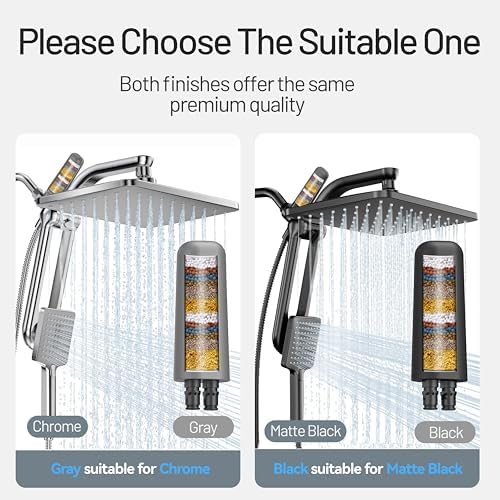 1-Pack Black Shower Head Filter Replacement for L400099 - Image 2