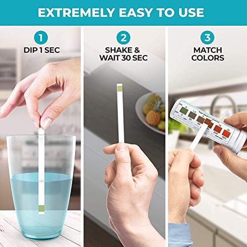 Varify Water Hardness Test Kit - Hard Water Test Strips for Well & Home - Image 2