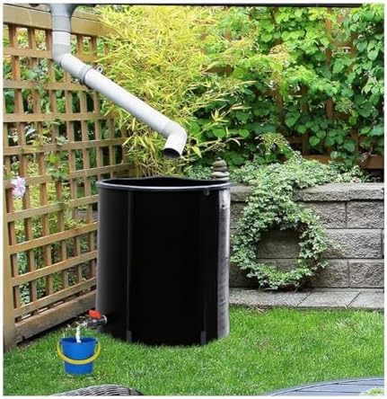 Portable Foldable Rain Water Collection Barrel with Filter, Eco-Friendly Garden Water Storage Solution for Efficient Rainwater Harvesting by Unknown
