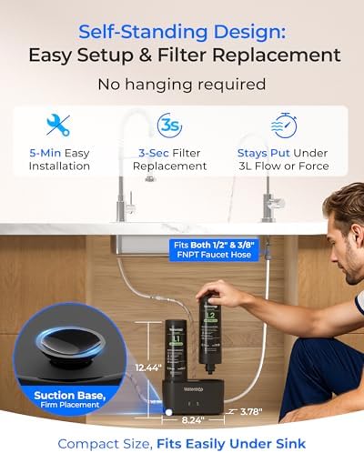 Waterdrop DLG-L Under Sink Water Filter System, Reduces Chlorine Lead - Image 6